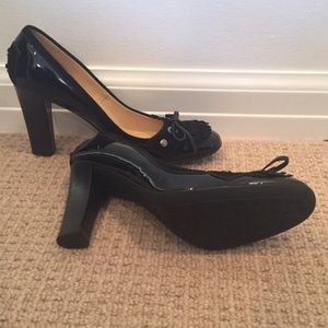 Tod's patent leather heels